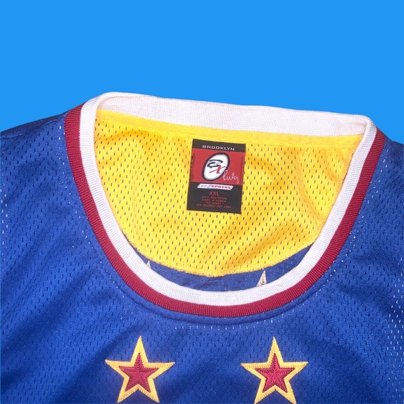 (2XL) Vintage 90s Stitched Brooklyn Xpress Jersey - Picture 3 of 3